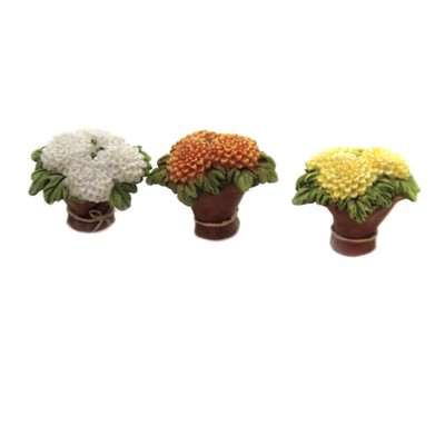 Department 56 Accessory 1.0 Inch Mums For Mom Fall Flower Village Accessories