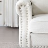 NicBex 82.68 Inch Faux Leather 3-Seater Sofa with Nailhead Trim for Living Room,Apartment,Office - 4 of 4