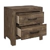 NicBex 2 Drawer Dresser for Bedroom,Modern Style Drawers with Black Handle,Dressers for Kids Room,Living Room,Entry and Hallway,Brown - 4 of 4