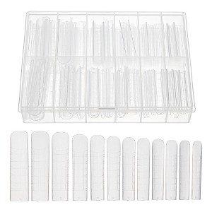Unique Bargains Scale Faux Crystal Extension Fake Nails 120 Pcs - 1 of 4