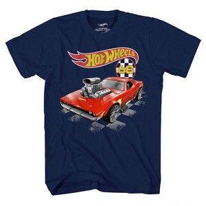 Hot Wheels Short Sleeve Shirt - Boys Hot Wheels Short Sleeve Tee - Cars Shirt - 1 of 4