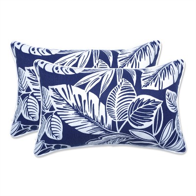 2pc Delray Outdoor/Indoor Throw Pillows - Pillow Perfect