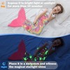 Catalonia Mermaid Tail Blanket for Toddlers Girls, Super Soft Plush Flannel Mermaid Sleeping Bag, Unicorn Pattern, Gift for Girls - 2 of 4