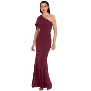 Dress the Population Womens Crepe One Shoulder Gown Dress - 1 of 1