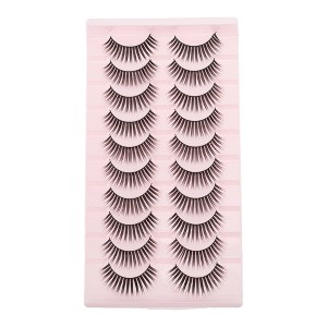 Unique Bargains False Eyelashes for Women 10 Pair - 1 of 4