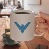 Batman Nightwing Logo Ceramic Coffee Mug  Novelty Gift Mugs for Coffee  Tea and Hot Drinks  11oz  White - 4 of 4
