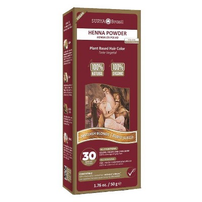 Henna Swedish Blonde Powder by Surya Nature, Inc  -  1.76 oz Powder