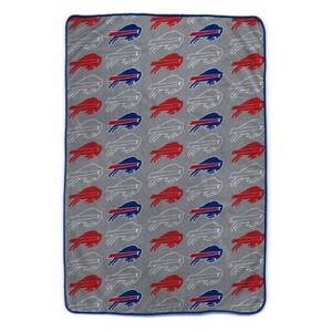 NFL Buffalo Bills Logo Roll Ultra Soft Blanket - 1 of 3