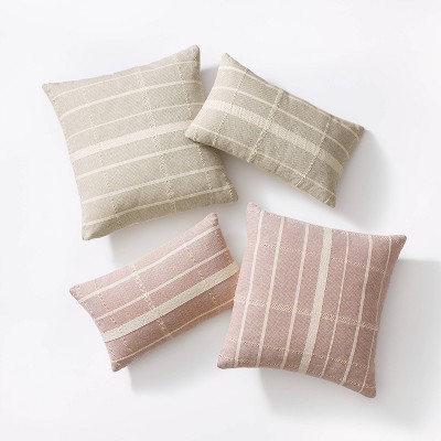 Striped pillows outlet target