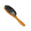 Bass Brushes Shine & Condition Hair Brush Premium Bamboo Handle with Premium 100% Pure Firm Natural Boar Bristles+Nylon Pin Medium Oval - 3 of 4