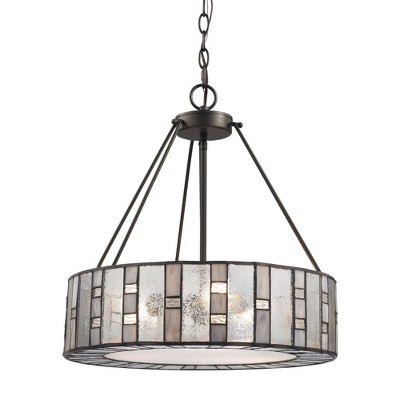 Elk Home Ethan 3 - Light Chandelier in  Tiffany Bronze