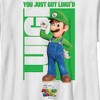 Boy's The Super Mario Bros. Movie Luigi You Just Got Luigi'd T-Shirt - 2 of 4