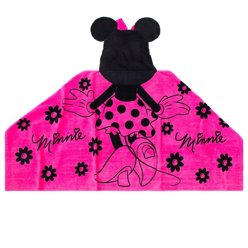 Minnie Mouse Kids&#39; Hooded Towel, 3 of 6