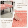 CAVINAS Modern Loveseat Sofa, Chenille Fabric 2 Seater Sofa Couch with Arms and Metal Legs, for Small Space - 2 of 4