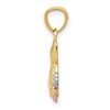 Black Bow Jewelry 14k Yellow & Rose Gold with White Rhodium Double Cat Pendant - 2 of 4