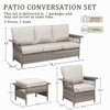 Buenhomino Outdoor Patio All-Weather Wicker Furniture Set - 2 of 4