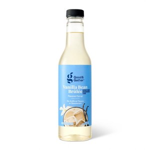 Vanilla Bean Brulée Naturally Flavored with Other Natural Flavors Flavored Syrup - 12.7 fl oz - Good & Gather™ - 1 of 4