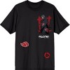 Naruto Akatsuki Clan Men's Short Sleeve Shirt & Sleep Shorts Set - 2 of 4