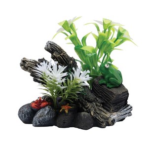 GloFish Driftwood Ornament Large Detailed Aquarium Decor - 1 of 4