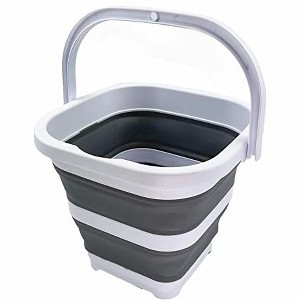SAMMART 5L (1.3 Gallon) Collapsible Rectangular Handy Basket/Bucket - 1 of 4