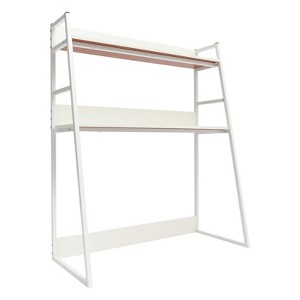 YIYIBYUS Desktop Bookshelf 2-Tier Desktop Hutch for Computer Desk - 1 of 4
