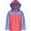 LONDON FOG Girl's Waterproof Hooded Jacket and Pant Rainsuit Sets - 3 of 4