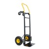 NAYSAYE Convertible Hand Truck Dual Purpose Dolly Cart with Swivel Wheels for Warehouse and Home Use, Black, 38"*14"*41" - 3 of 4