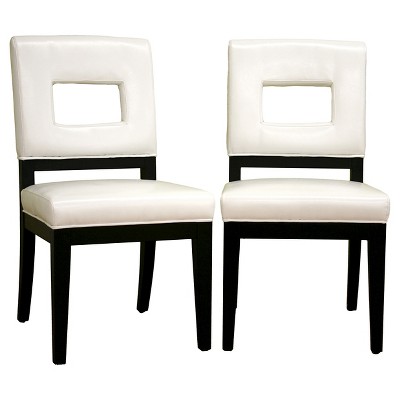 target leather dining chair