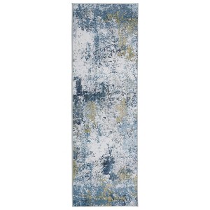 Washable Abstract Area Rug for Living Room Bedroom, Soft Non Slip Indoor Modern Throw Carpet for Dining Room Kitchen Office - 1 of 4