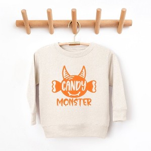 The Juniper Shop Candy Monster Horns Glitter Youth Ultra-Soft Graphic Sweatshirt - 1 of 3