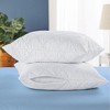 Collections Etc Quilted Pillow Covers with Zippered Closure - Set of 2 - 3 of 3