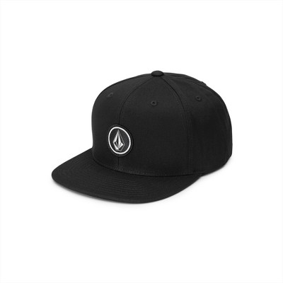 Volcom Boys Quarter Twill Snapback Hat, Black - O/s, Black - O/s : Target