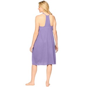 Dreams & Co. Breezy Eyelet Short Nightgown - 1 of 4