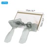 Unique Bargains His and Her Wedding Vows Books Ribbon Card 6.7x4.7 Inch 2 Pcs - 2 of 4
