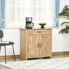 NicBex 2-Door Sideboard Cabinet Minimalist Kitchen Buffet Cabinet with 2 Drawers Small Coffee Bar Cabinet for Kitchen,Living Room - 4 of 4