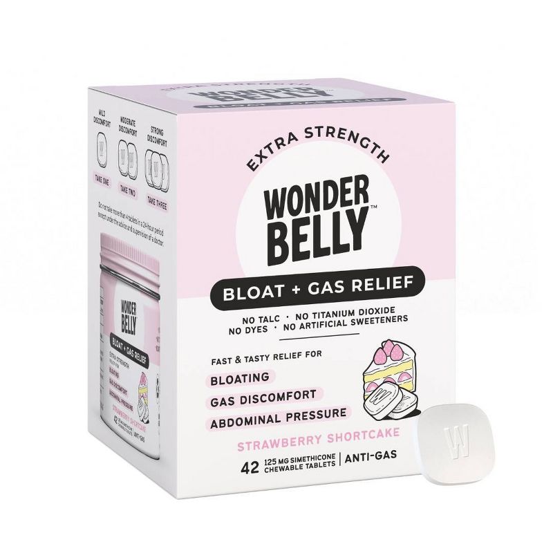 Wonderbelly Bloat + Gas - Strawberry Shortcake - 42ct, 3 of 8