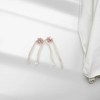 Unique Bargains Curtain Tiebacks Fabric Flower Pin-on Cotton Linen Pink 2 Pcs - 2 of 3
