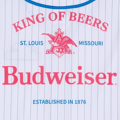 Budweiser - Brandclub - Men's Budweiser Baseball Jersey - White S