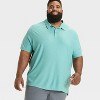 Men's Striped Pique Polo Shirt - All In Motion™ - 3 of 3