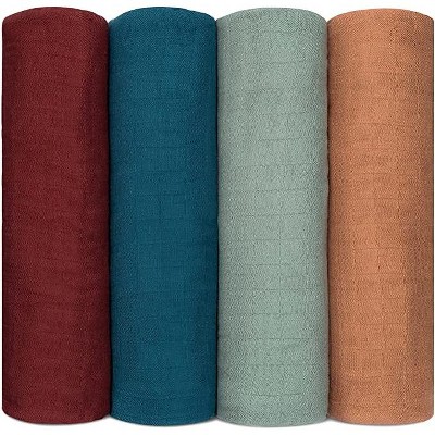 Muslin Swaddle Blankets Neutral Receiving Blanket for Boys and Girls by Comfy Cubs Cubs