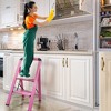 Fortune Candy 9'' Pedals Anti-Slip 2-Step Ladder - 2 of 4