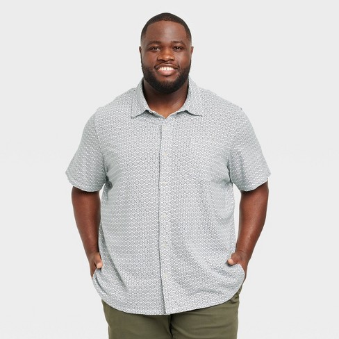 Men's Short Sleeve Knit Button-down Shirt - Goodfellow & Co™ : Target