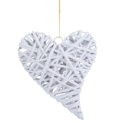 Beachcombers Large Wicker Heart Ornament