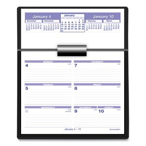 Flip-A-Week Desk Calendar and Base, 7 x 5.5, White Sheets, 12-Month (Jan to Dec): 2026 - 1 of 4