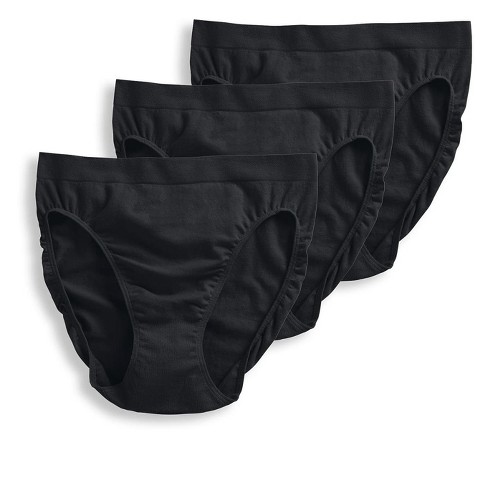 Jockey Women's Plus Size Elance Brief - 3 Pack 11 Black : Target