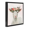 Stupell Industries Springtime Flower Crown Baby Goat, 25" x 25" - 3 of 4