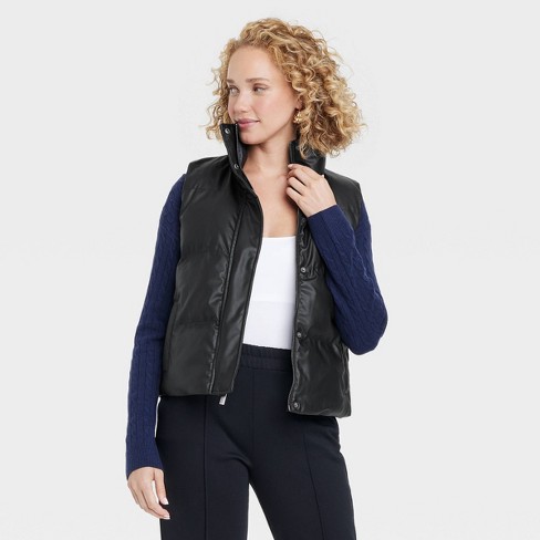 Target womens puffer vest online