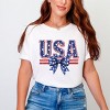 Simply Sage Market Coquette USA Bow Garment Dyed Tee - 2 of 4