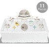 Big Dot of Happiness World Awaits - Travel Themed Party Cake Decorating Kit - Adventure Awaits Cake Topper Set - 11 Pieces - 2 of 4