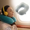 Unique Bargains Travel Cushion Home U-Shaped Memory Foam Neck-Pillow 1Pc - 2 of 4